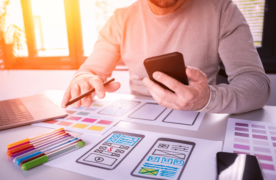 optimizar web para movil: mapa de color