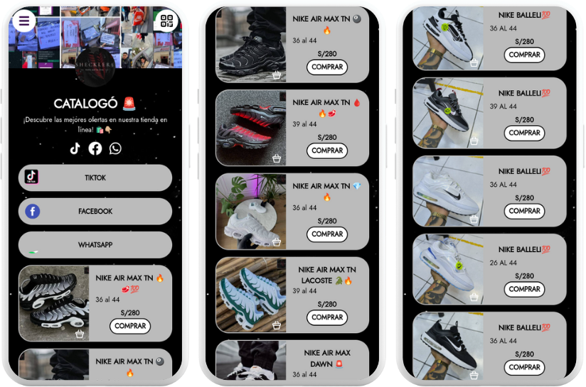 catalogo con precios en link en bio