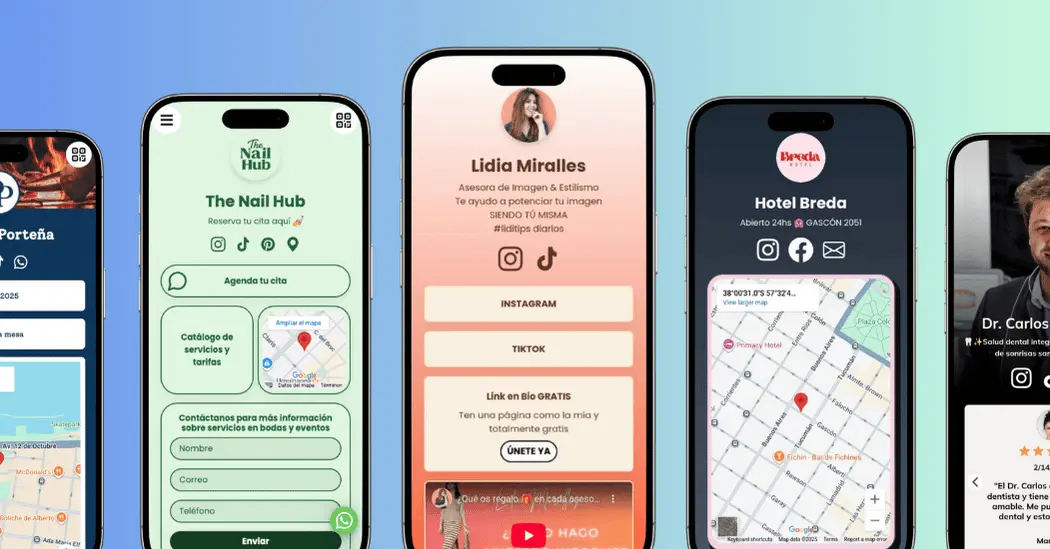 link de redes sociales
