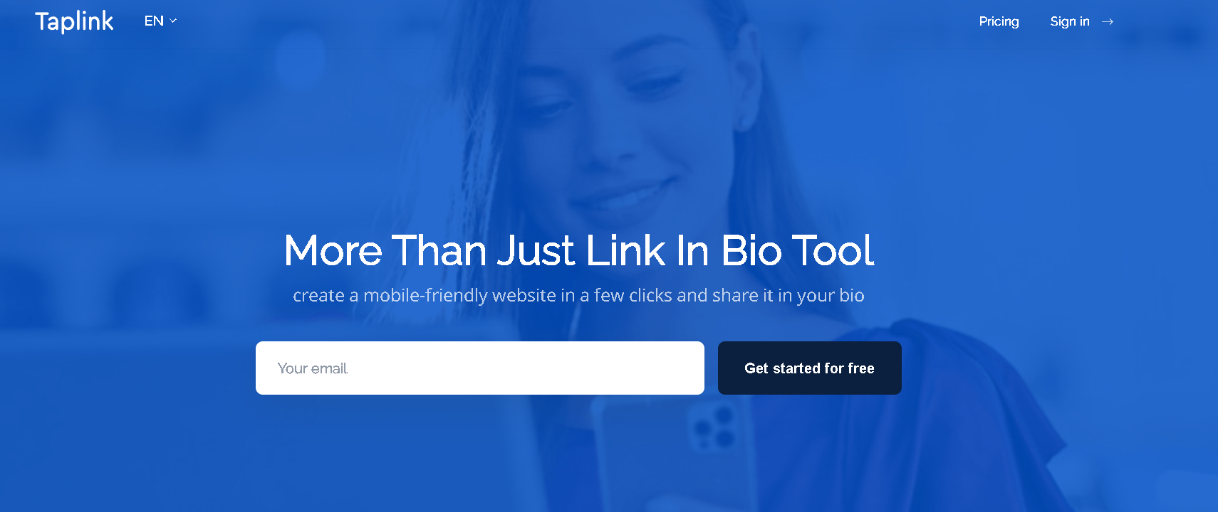 taplink bio link