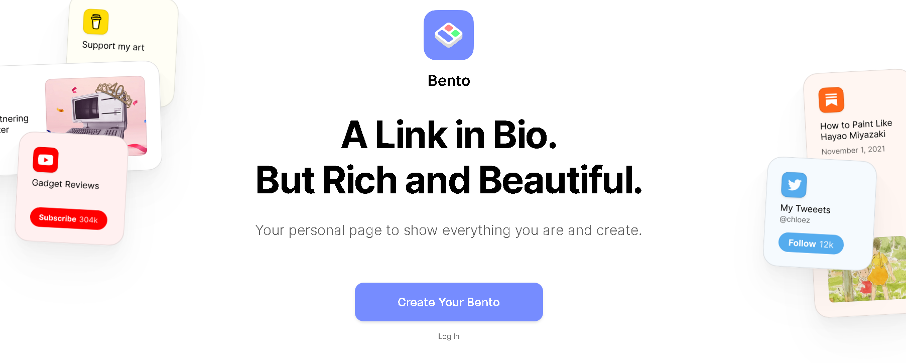 bento bio link