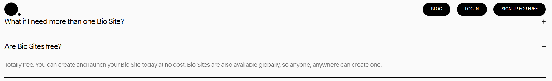 bio.sites multiple pages