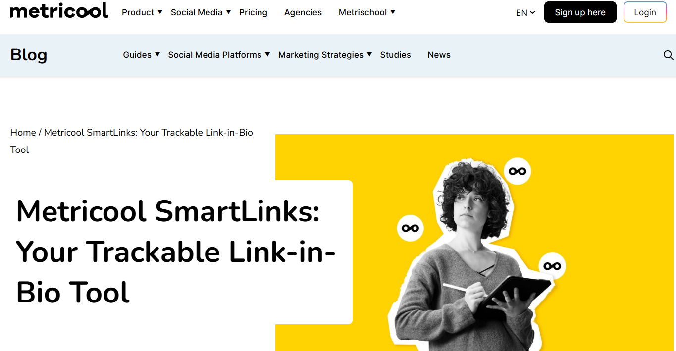 smartlinks by metricool