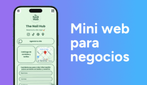 Mini web para negocio con servicios WhatsApp reseñas y ubicación