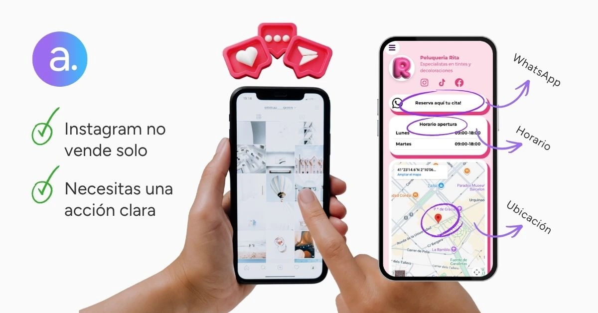 pagina negocios instagram
